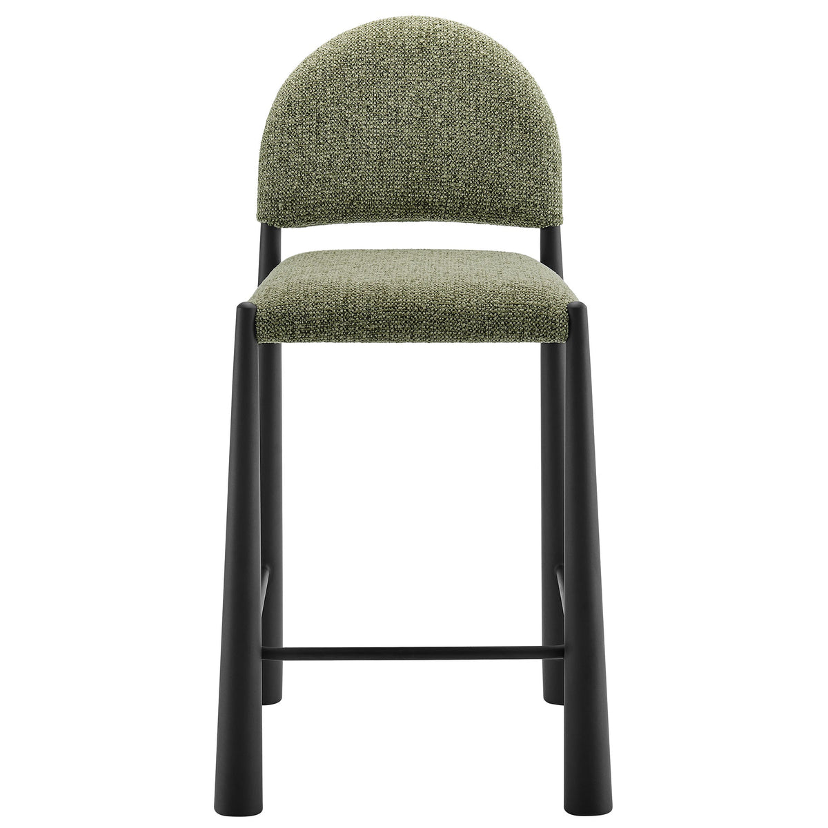 Tabouret de comptoir en tissu rembourré Hayley