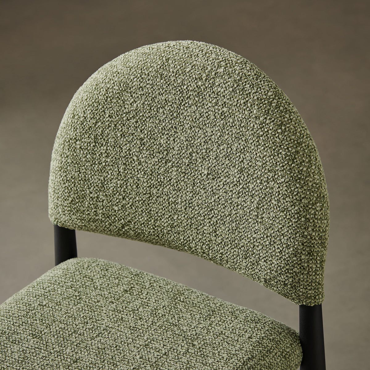 Tabouret de comptoir en tissu rembourré Hayley