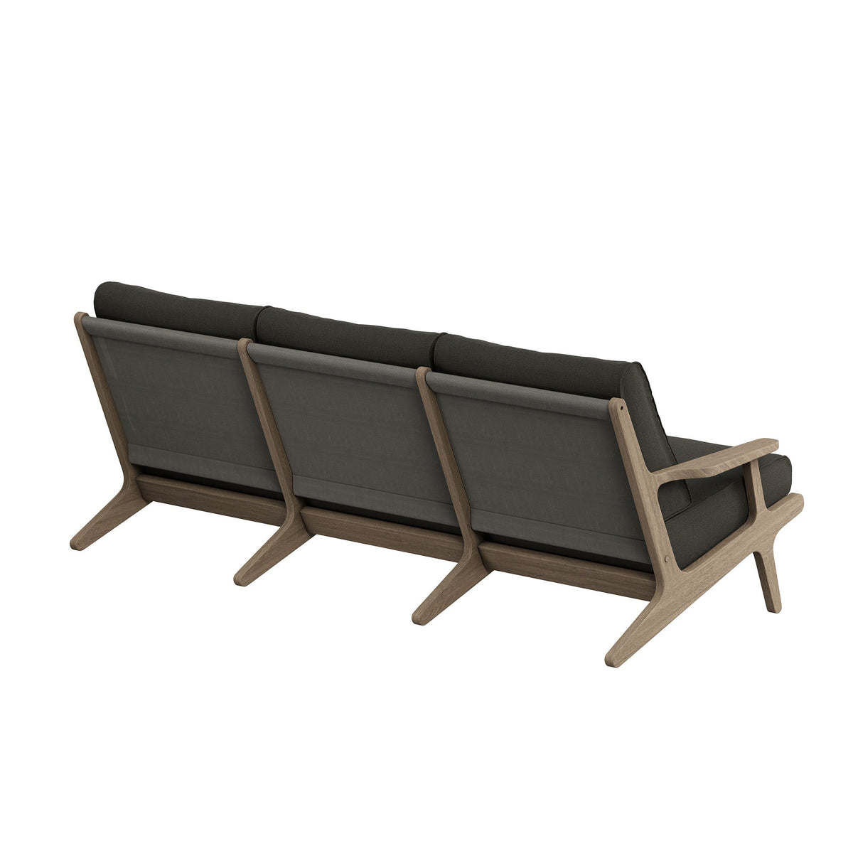 Canapé d'extérieur en teck Saratoga