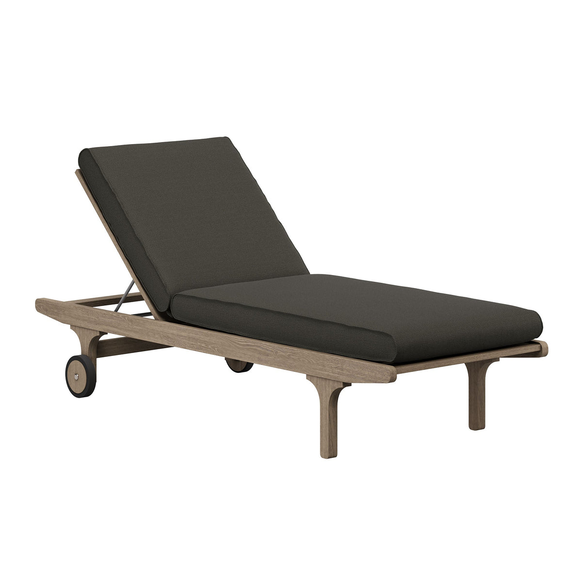 Chaise longue d'extérieur en teck Saratoga