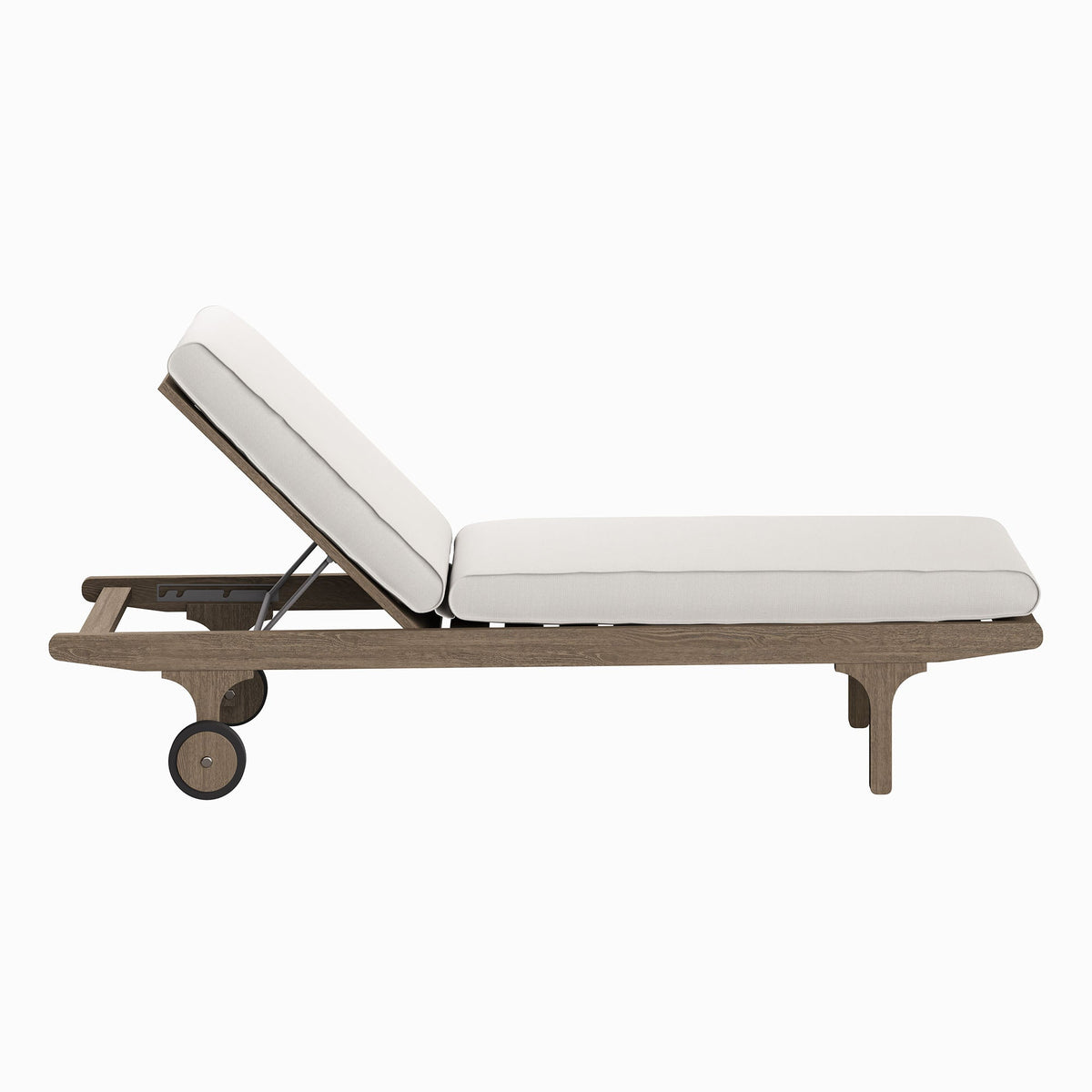 Chaise longue d'extérieur en teck Saratoga