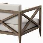 Fauteuil en teck d'extérieur Northlake