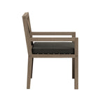 Fauteuil de salle à manger en teck d'extérieur Northlake
