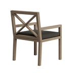 Fauteuil de salle à manger en teck d'extérieur Northlake