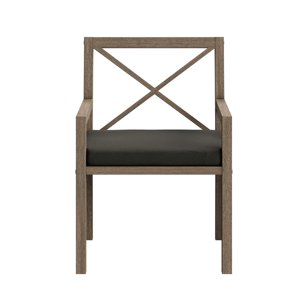 Fauteuil de salle à manger en teck d'extérieur Northlake
