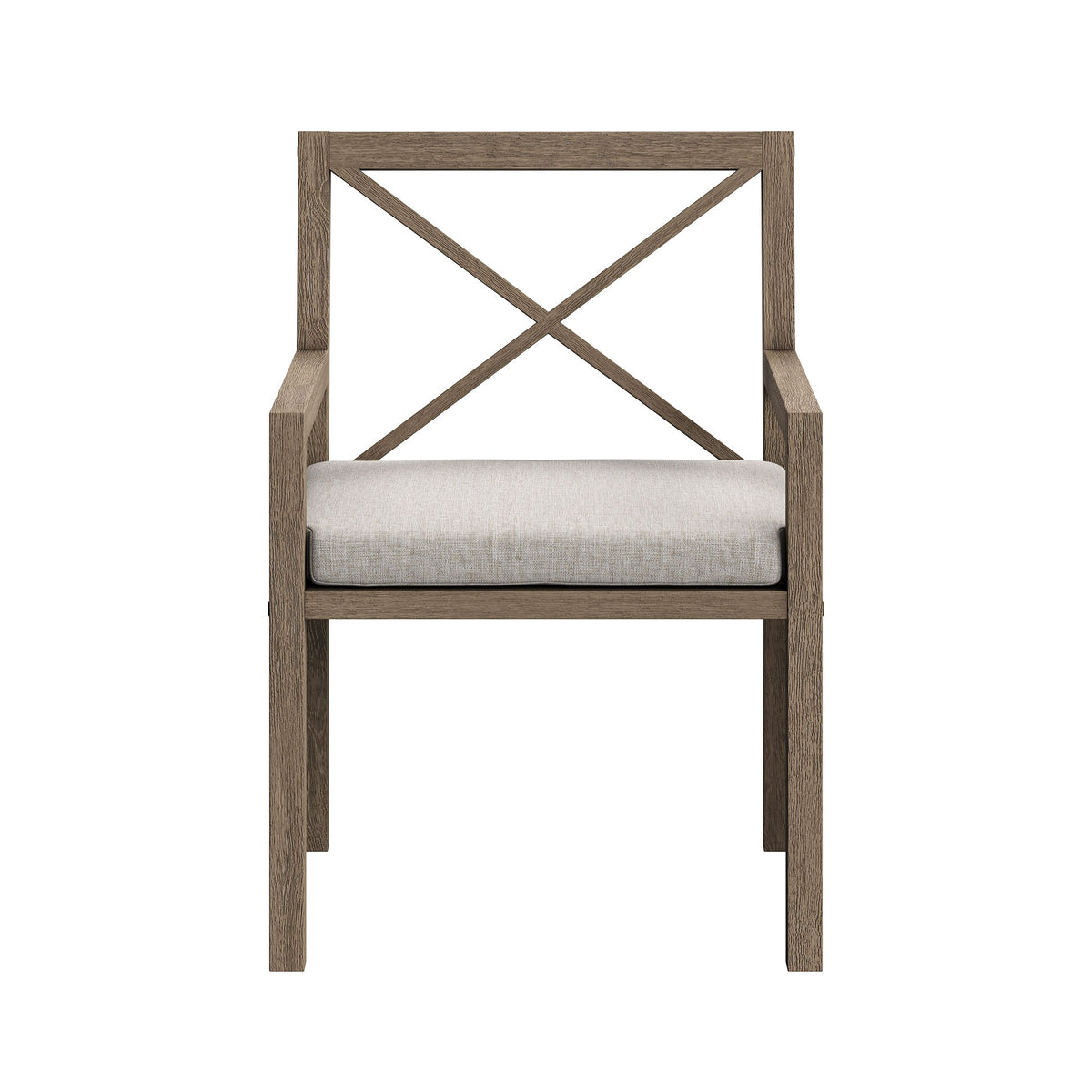 Fauteuil de salle à manger en teck d'extérieur Northlake