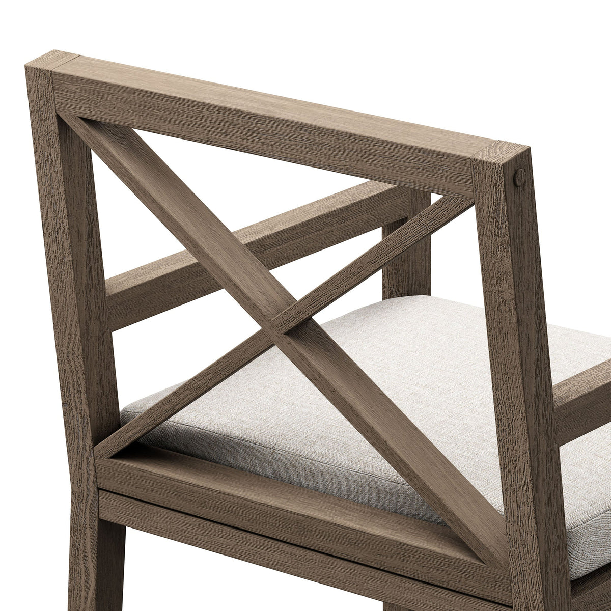 Fauteuil de salle à manger en teck d'extérieur Northlake