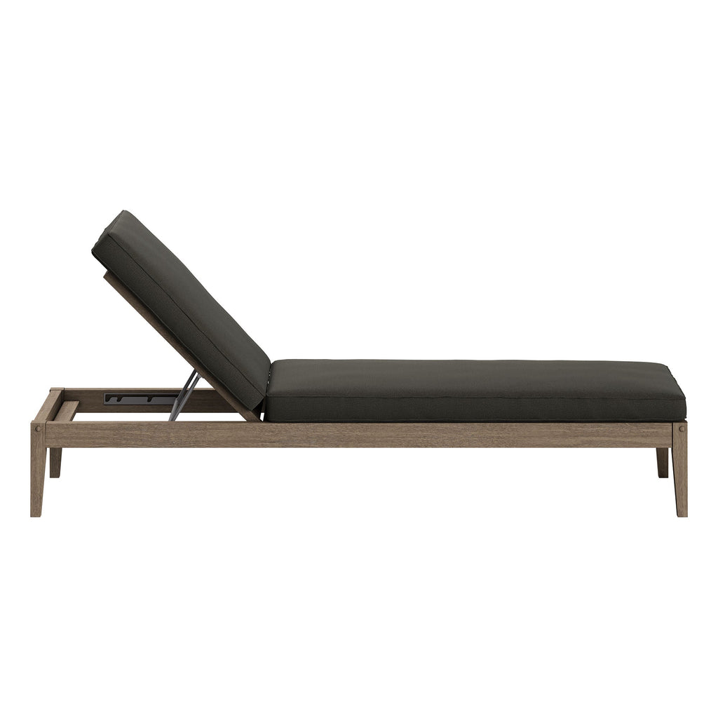 Chaise longue d'extérieur en teck Northlake