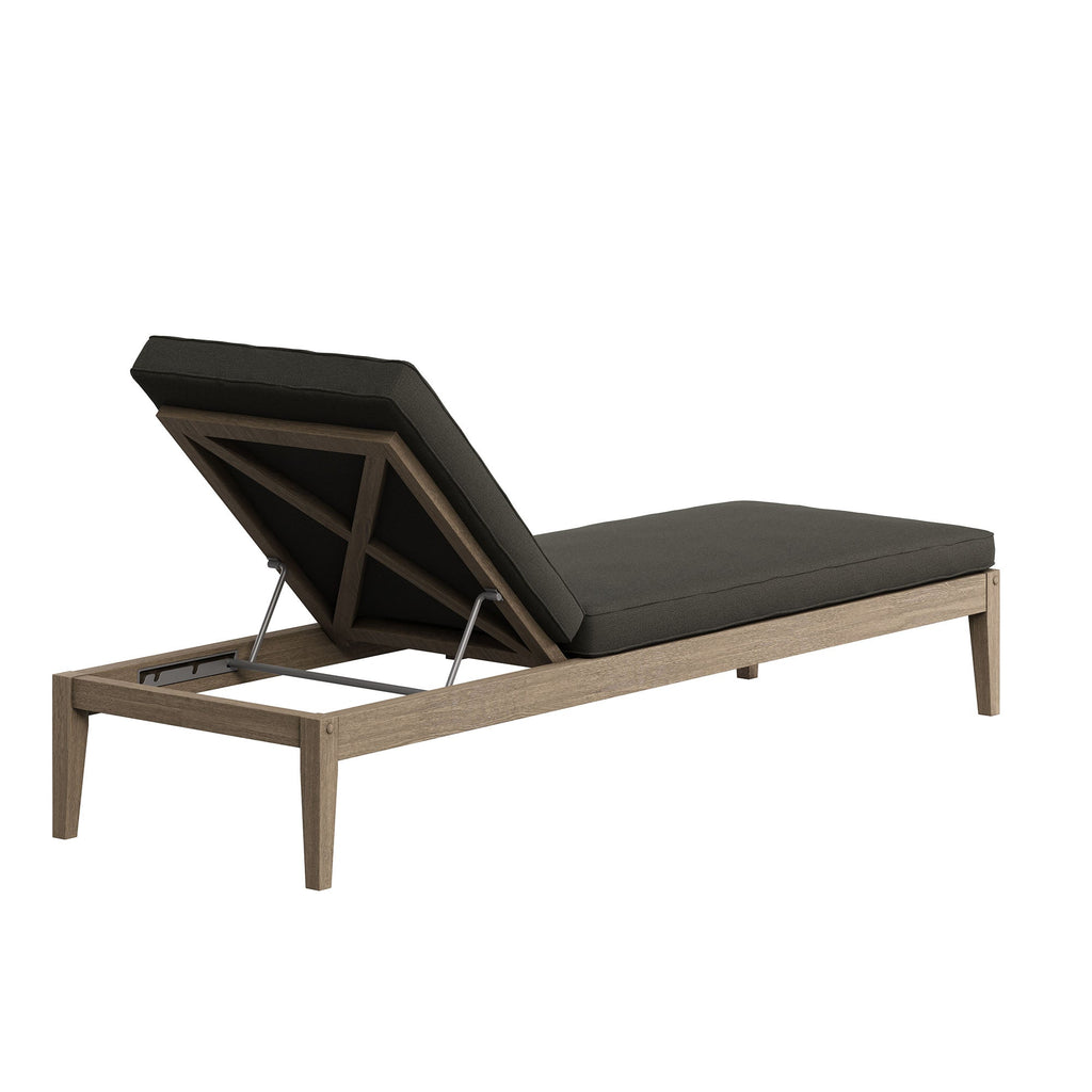Chaise longue d'extérieur en teck Northlake