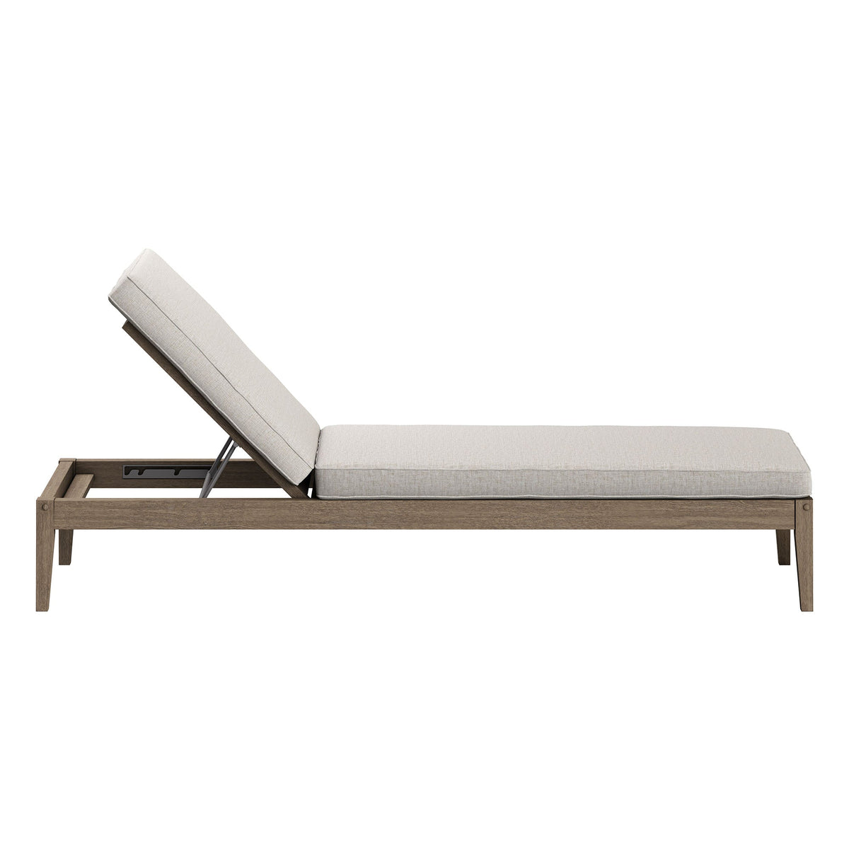 Chaise longue d'extérieur en teck Northlake