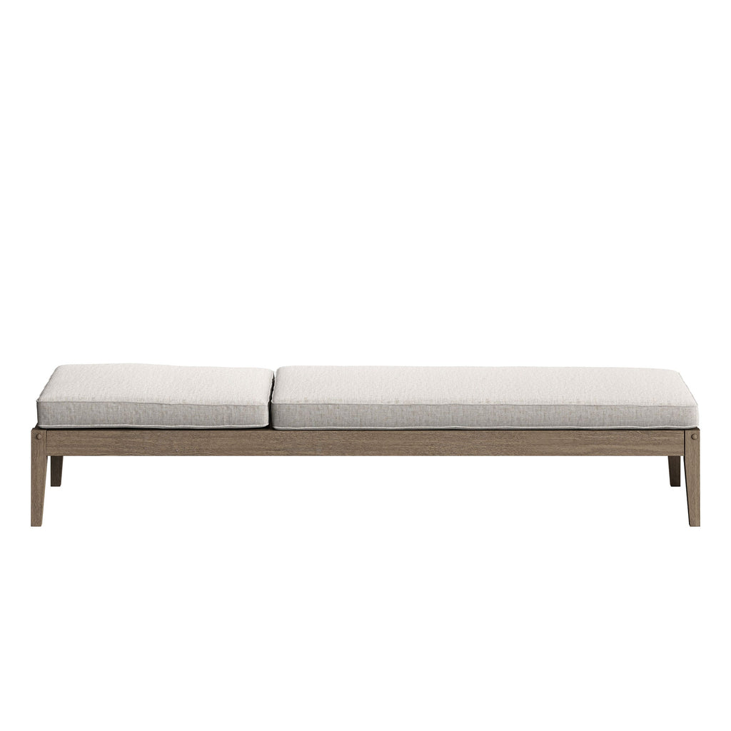 Chaise longue d'extérieur en teck Northlake