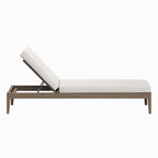 Chaise longue d'extérieur en teck Northlake