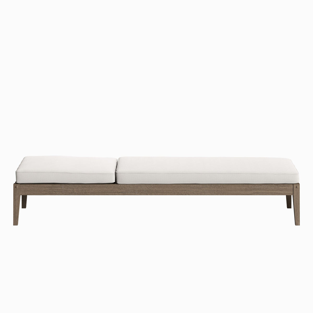 Chaise longue d'extérieur en teck Northlake