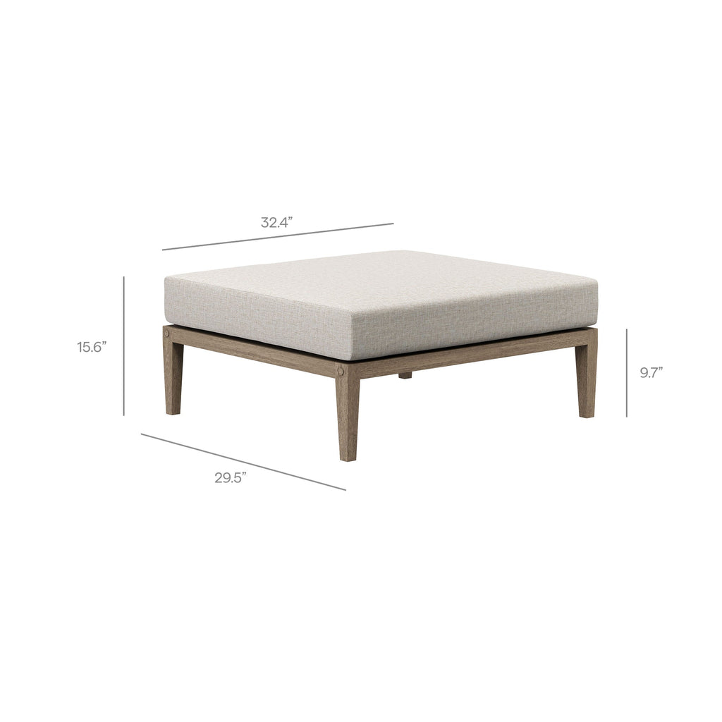 Ensemble de mobilier d'extérieur 5 pièces en teck Northlake