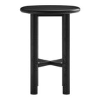 Table de bar Alvia ronde en bois de chêne, 30 po