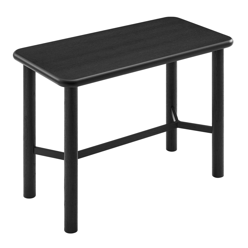Table de bar rectangulaire Alvia 60 en bois de chêne