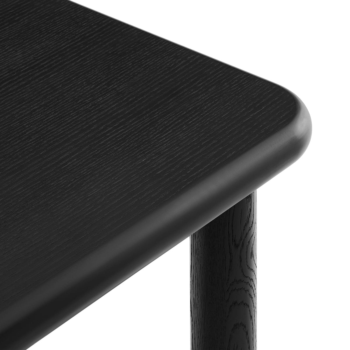 Table de bar rectangulaire Alvia 60 en bois de chêne