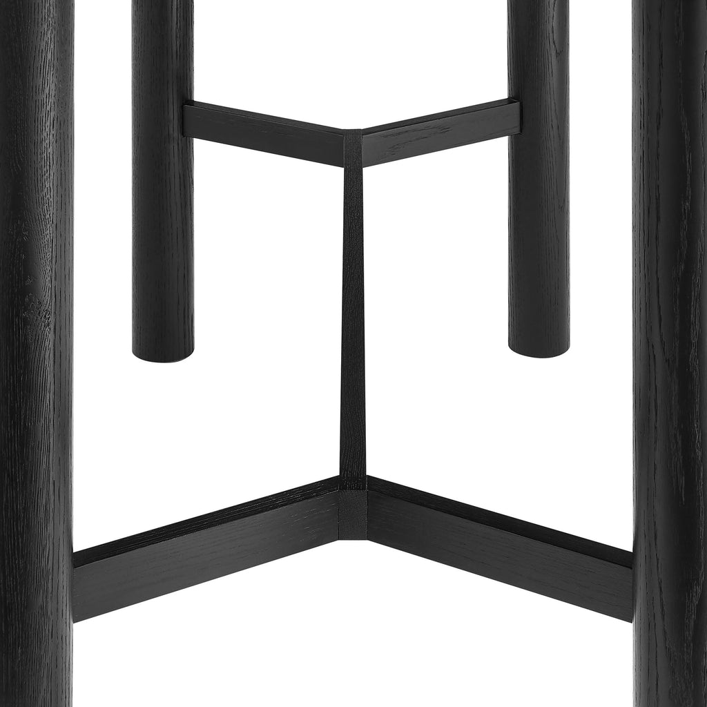 Table de bar rectangulaire Alvia 60 en bois de chêne