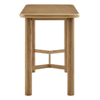Table de bar rectangulaire Alvia 60 en bois de chêne
