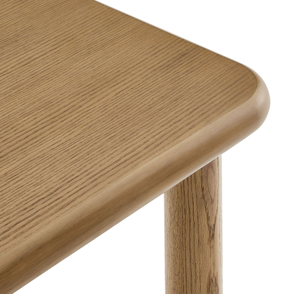 Table de bar rectangulaire Alvia 60 en bois de chêne