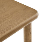 Table de bar rectangulaire Alvia 60 en bois de chêne