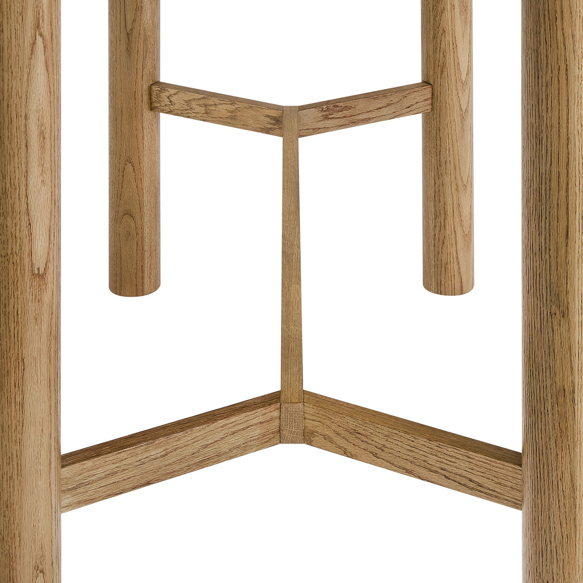 Table de bar rectangulaire Alvia 60 en bois de chêne