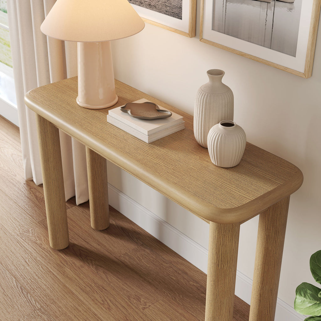 Console en bois de chêne Alvia
