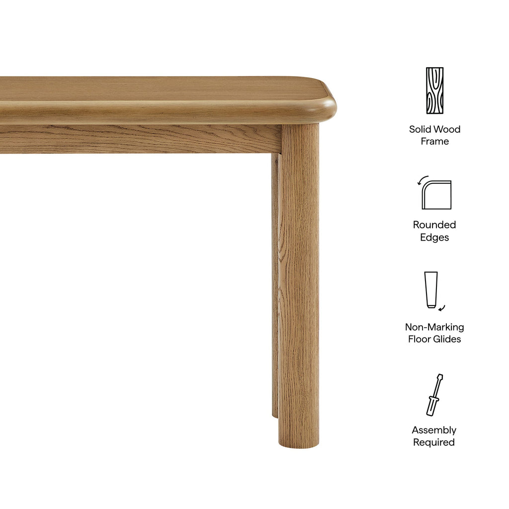 Console en bois de chêne Alvia