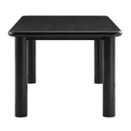 Table de salle à manger rectangulaire en bois de chêne Alvia 72