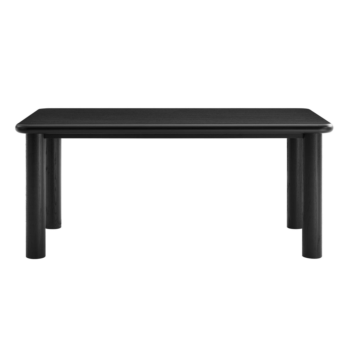 Table de salle à manger rectangulaire en bois de chêne Alvia 72