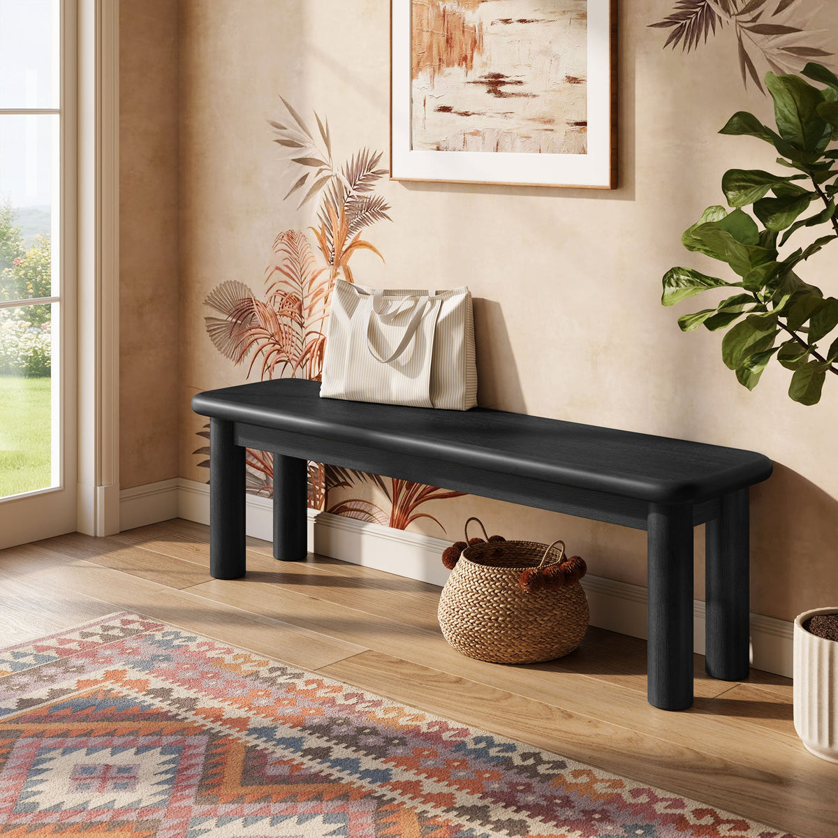 Banc Alvia 58 en bois de chêne