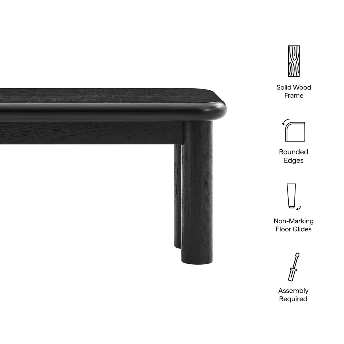 Banc Alvia 58 en bois de chêne