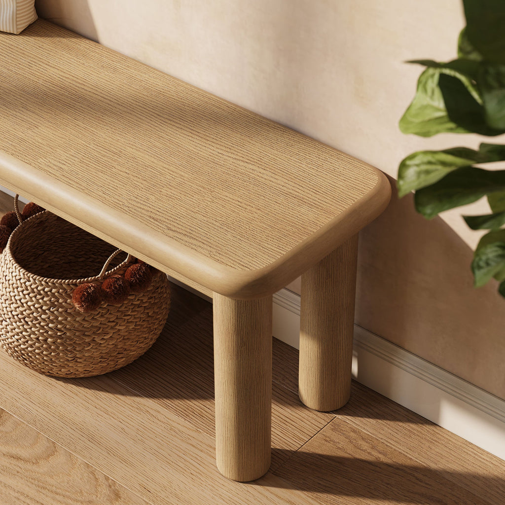 Banc Alvia 58 en bois de chêne