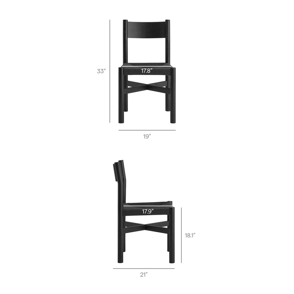 Ensemble table et chaises de salle à manger en bois de chêne Alvia, 7 pièces