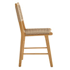 Lot de 2 chaises de salle à manger tressées Tindra