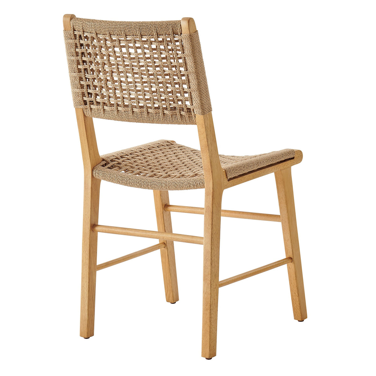Lot de 2 chaises de salle à manger tressées Tindra