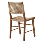 Lot de 2 chaises de salle à manger tressées Tindra