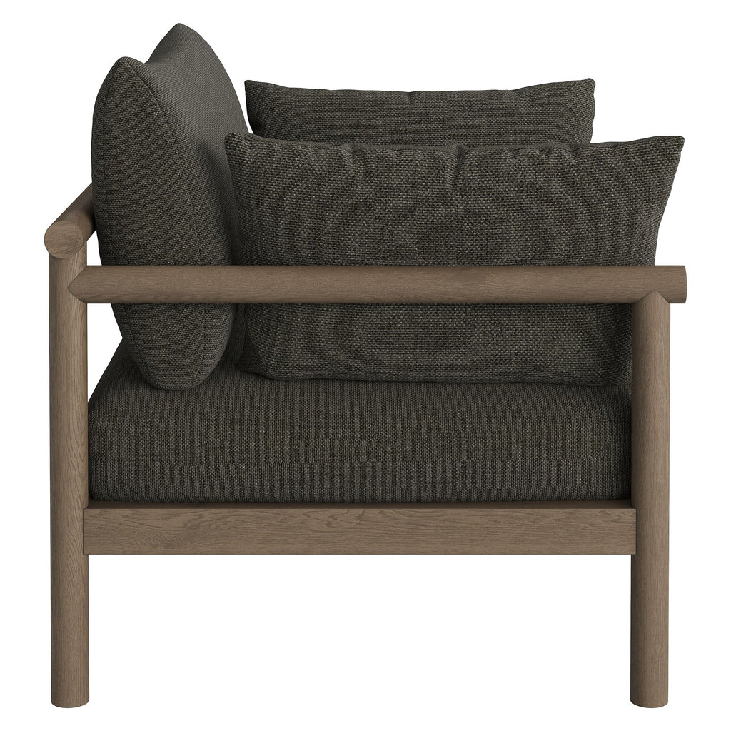 Fauteuil d'extérieur en teck Eleni
