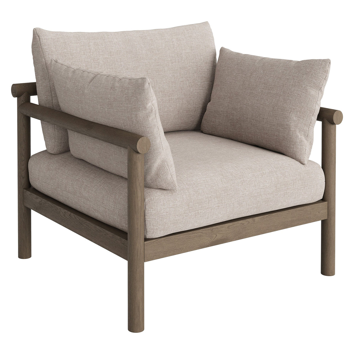 Ensemble de mobilier d'extérieur 5 pièces en teck Eleni