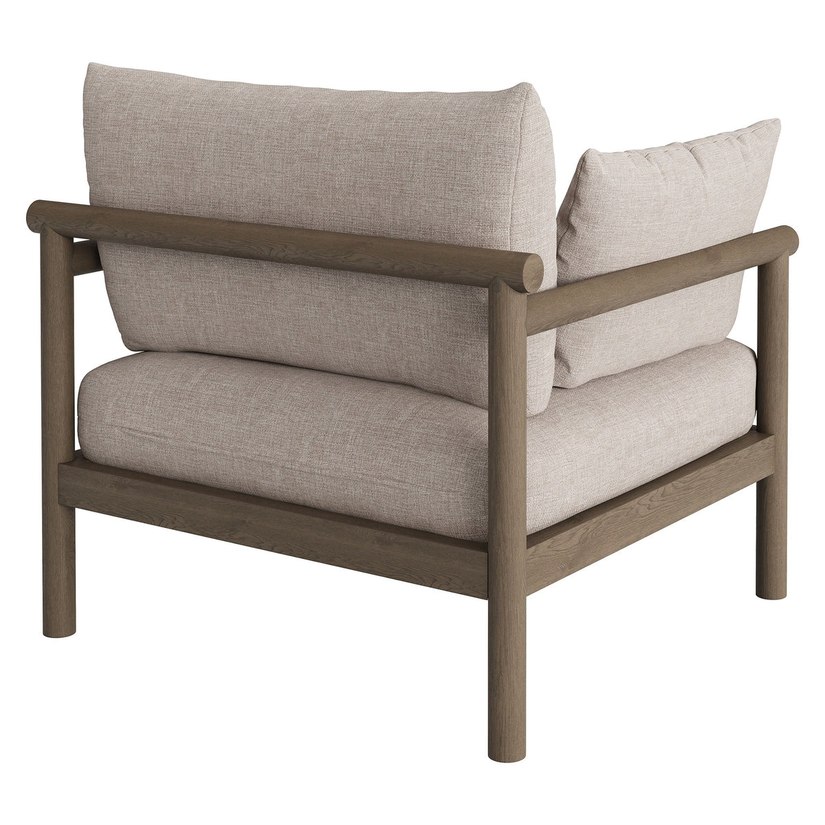 Fauteuil d'extérieur en teck Eleni