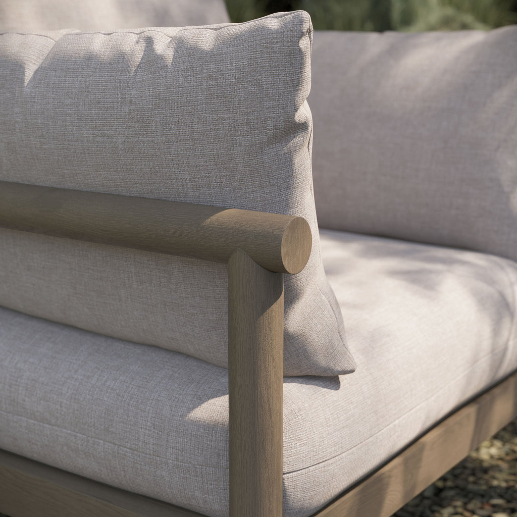 Fauteuil d'extérieur en teck Eleni