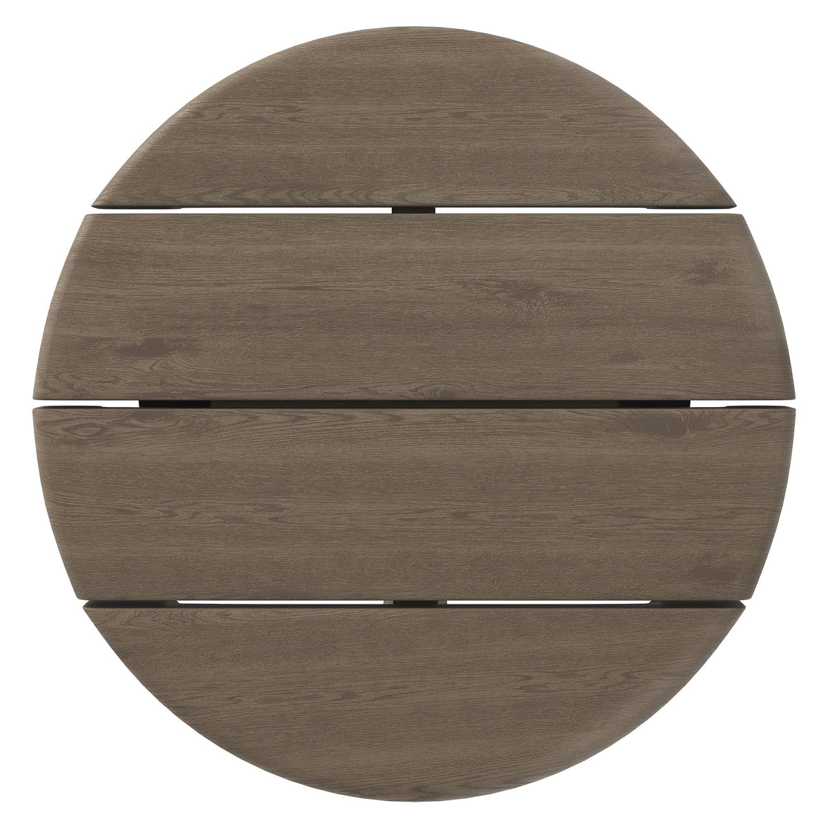 Table d'appoint ronde d'extérieur en teck de 20 pouces Eleni