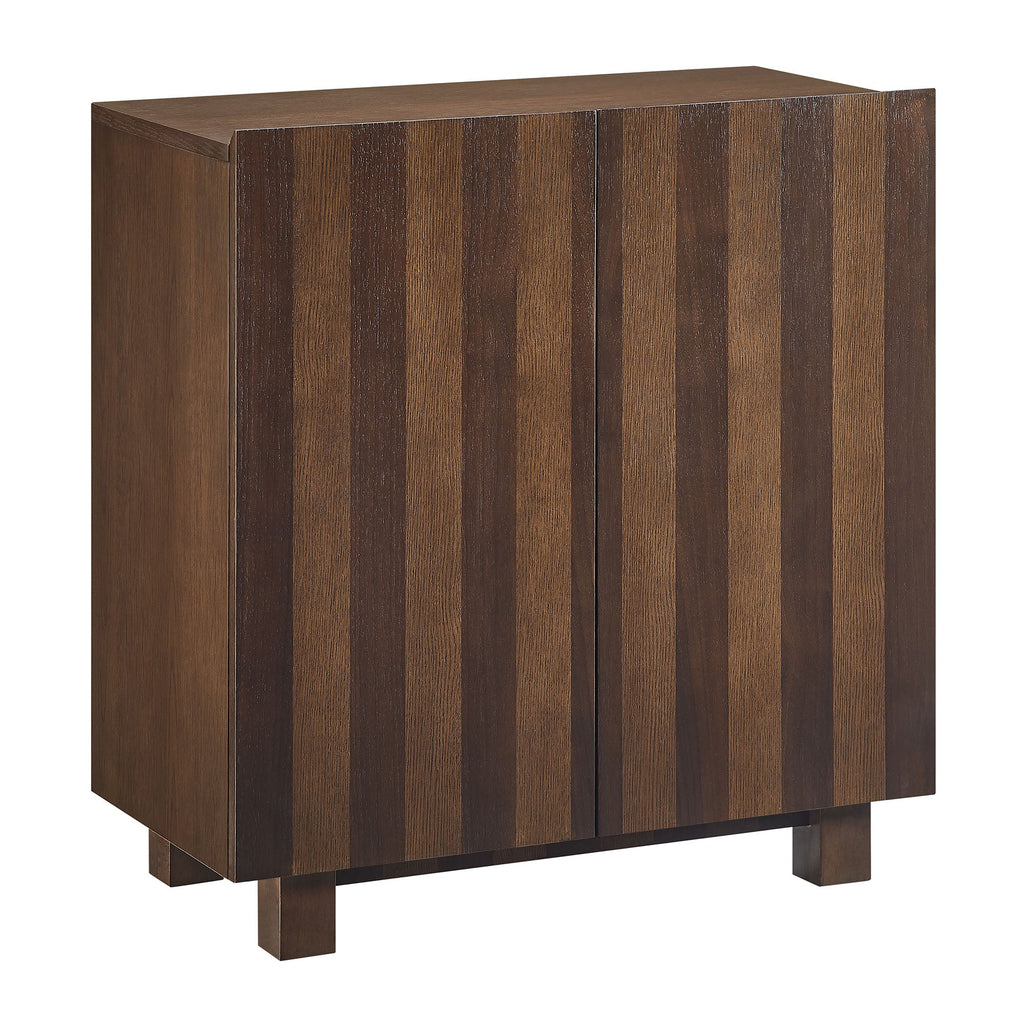 Commode d'appoint 2 portes rayée Kline