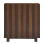 Commode d'appoint 2 portes rayée Kline