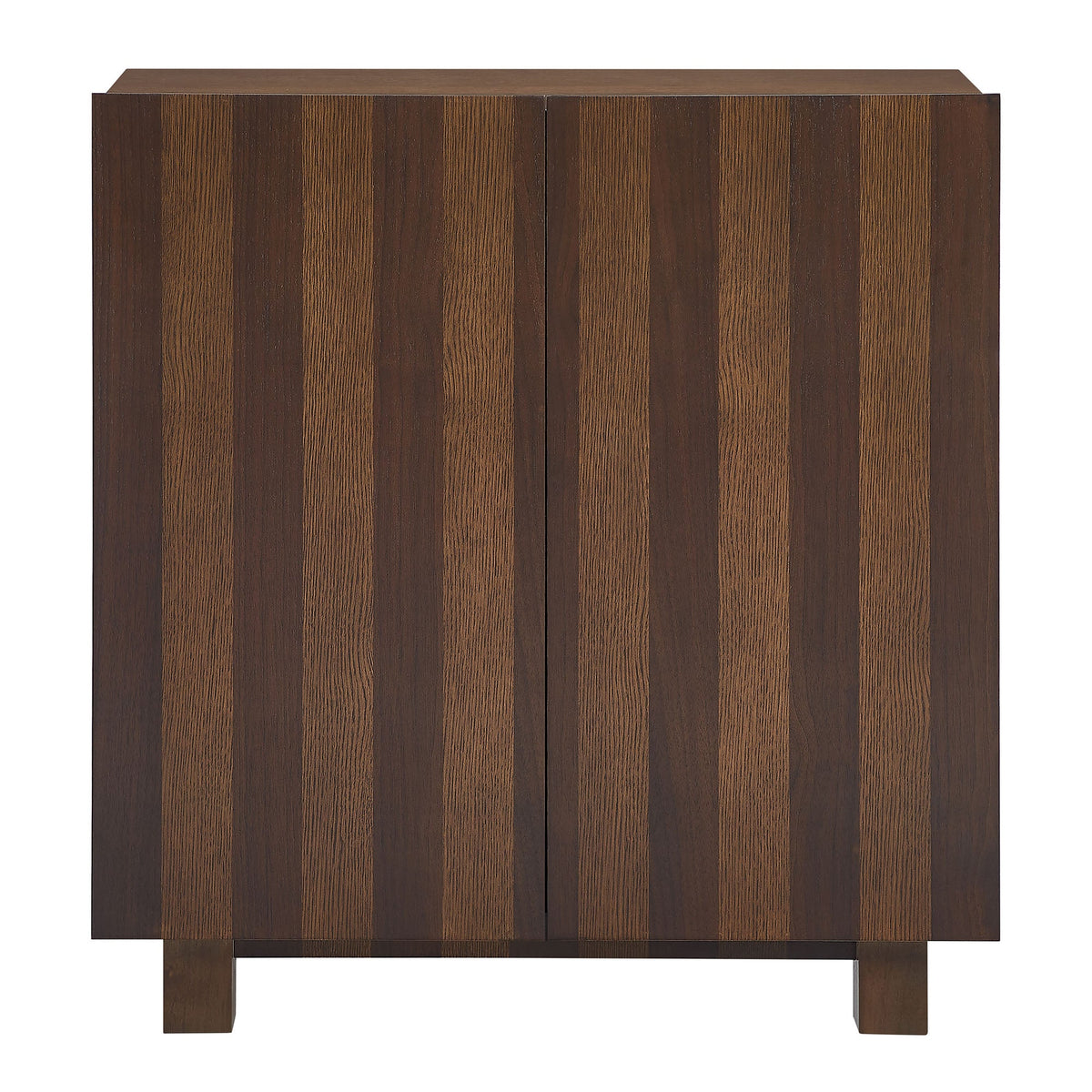 Commode d'appoint 2 portes rayée Kline