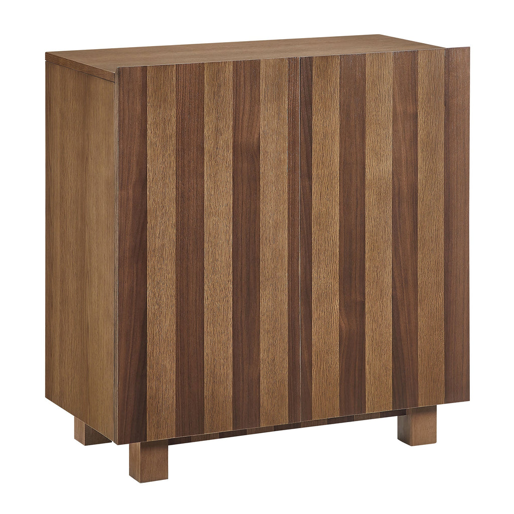 Commode d'appoint 2 portes rayée Kline