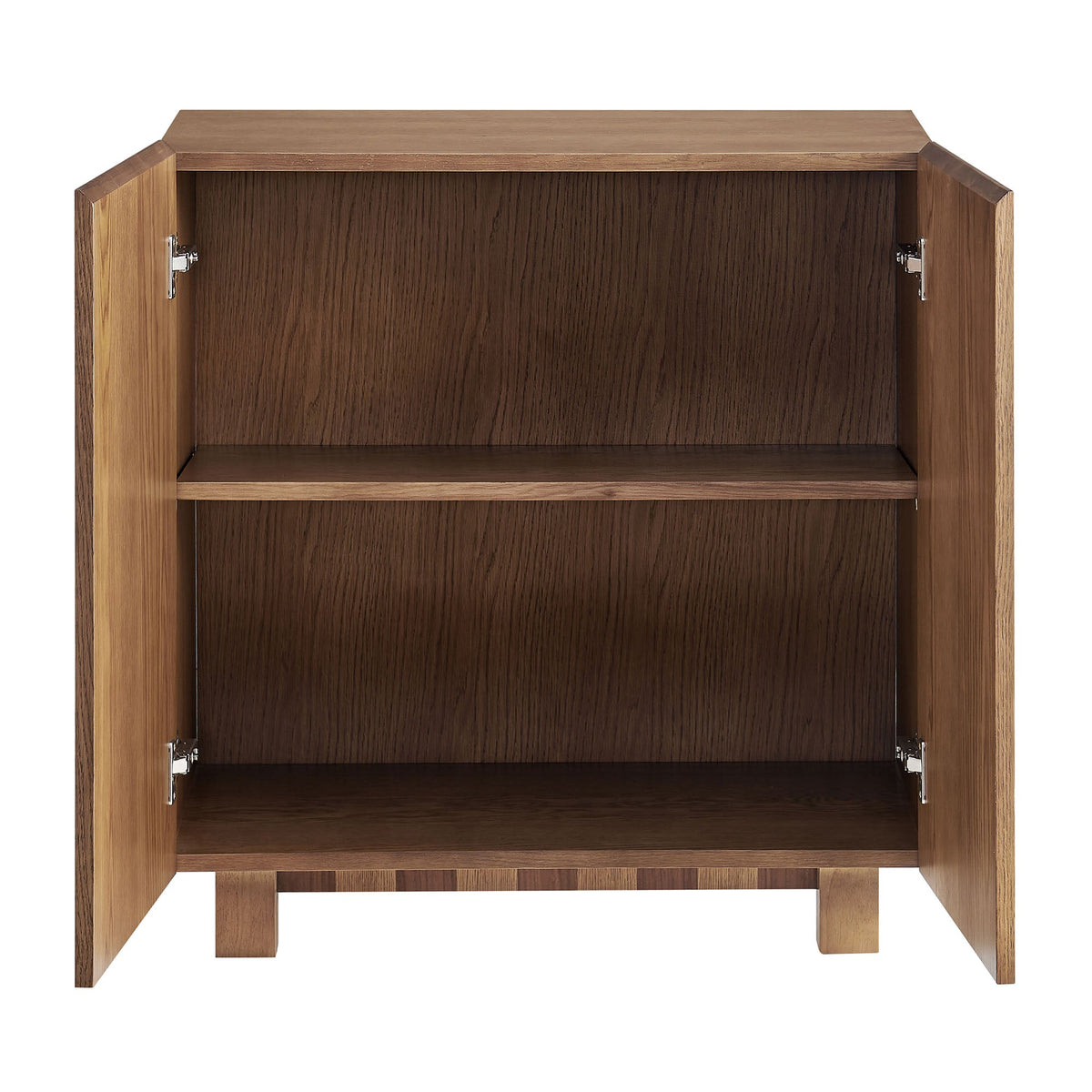 Commode d'appoint 2 portes rayée Kline