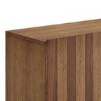 Commode d'appoint 2 portes rayée Kline