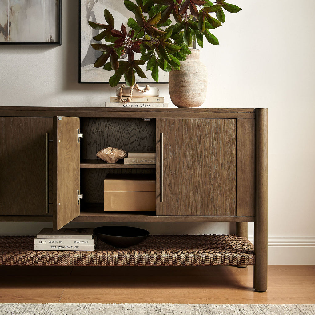 Bahut en bois à 4 portes Taschen