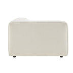 Fauteuil modulaire gauche rembourré en bouclé Auren Lattice